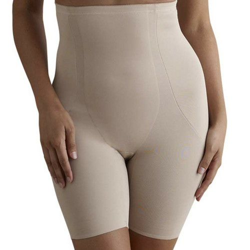 Panty gainant taille haute beige en nylon - Miraclesuit - Lingerie invisible et sculptante