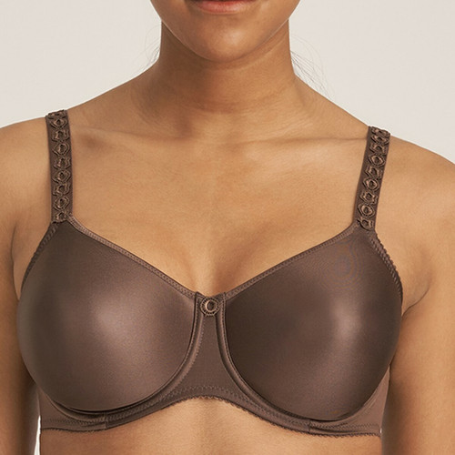Soutien-gorge emboîtant armatures marron - Prima Donna - 64 lingerie invisible