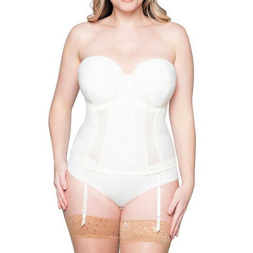 Guêpière bandeau armatures ivoire Curvy Kate  - Promotion lingerie sexy