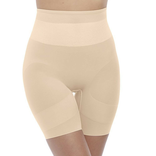 Panty galbant taille haute beige