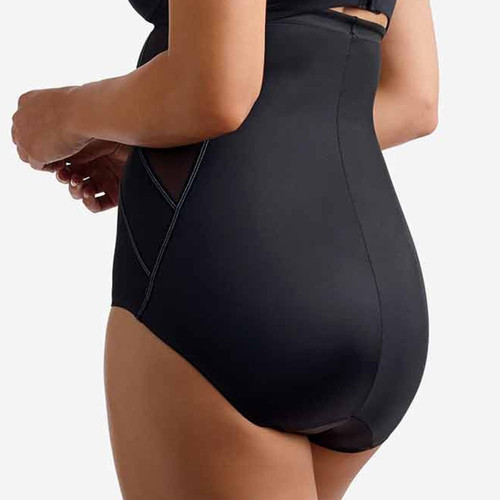 Culotte taille haute gainante noire en nylon Miraclesuit  - Lingerie invisible