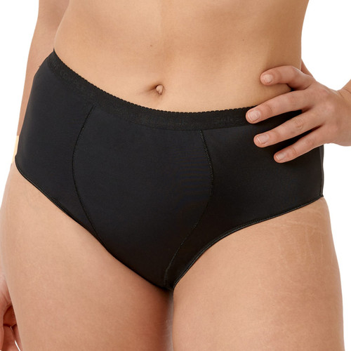 Culotte taille haute noire Sans Complexe Sans Complexe  - Sans complexe lingerie culottes gainantes panties