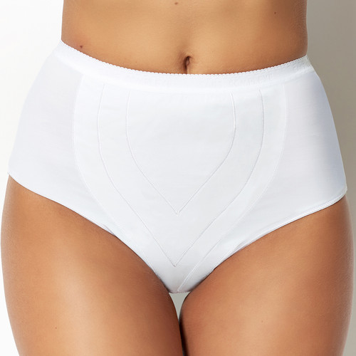 Culotte taille haute blanche  Sans Complexe  - Sans complexe lingerie culottes gainantes panties