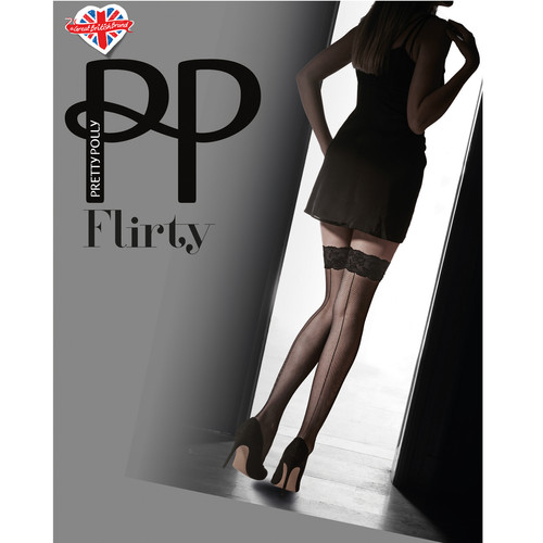 Bas noirs en nylon Pretty Polly  - Sélection de bas, collants et socquettes
