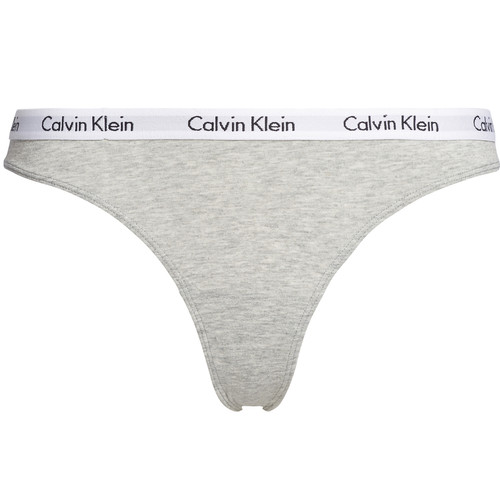 String gris en coton - Calvin Klein Underwear - Calvin klein underwear femme
