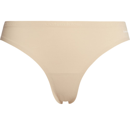 String beige en nylon Calvin Klein Underwear  - Lingerie invisible