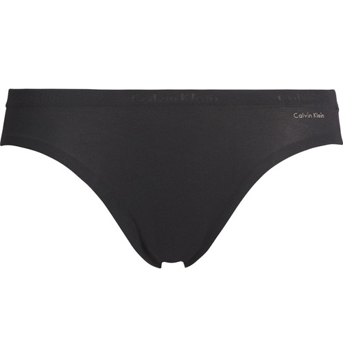 Culotte noire en nylon Calvin Klein Underwear  - Lingerie invisible