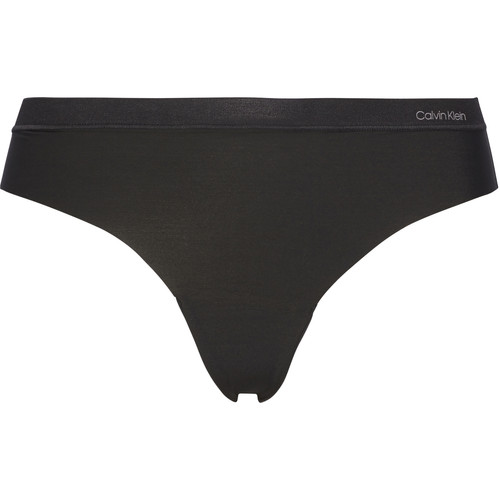String noir en nylon Calvin Klein Underwear  - Promotions strings et tangas