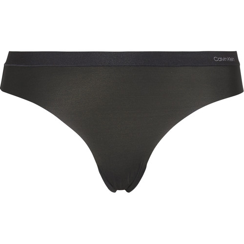 Culotte noire en nylon Calvin Klein Underwear  - Lingerie invisible