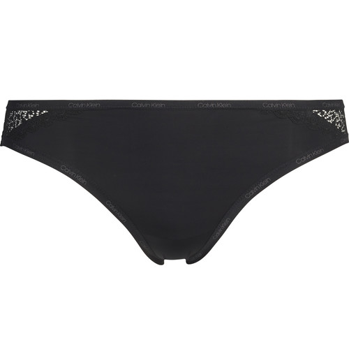 Culotte brésilienne noire en nylon Calvin Klein Underwear  - Printemps des marques