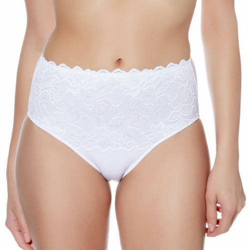 Culotte galbante blanche Wacoal lingerie  - Culottes gainantes et panties