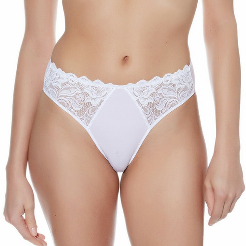Slip blanc Wacoal lingerie  - Wacoal lingerie culottes