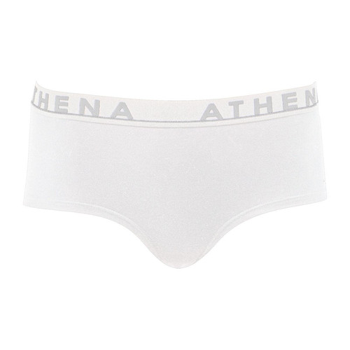 Boxer femme Easy Color blanc en coton Athéna