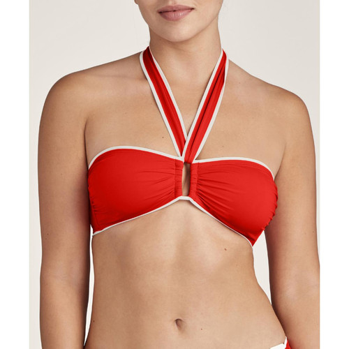 Haut de maillot de bain bandeau sans armatures rouge - Aubade Maillots - Maillots de bain Aubade
