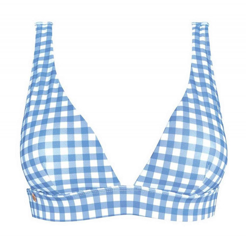 Haut de maillot de bain triangle Bleu Brigitte Bardot  - Maillots de bain triangles