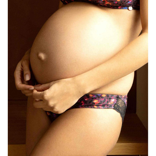 Culotte de grossesse taille basse - Multicolore - Cache Coeur - Culottes et shorties maternité