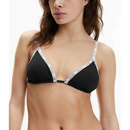 Haut de Maillot de Bain Triangle avec bretelles fines - Noir  Calvin Klein Underwear  - Maillots de bain triangles