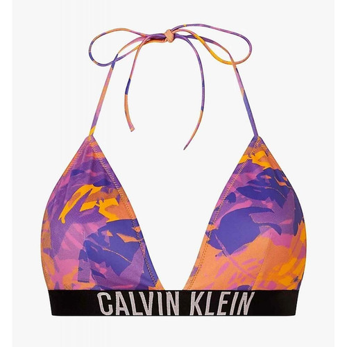Haut de maillot de bain triangle - Bleu Calvin Klein Underwear  - 40 lingerie promo 30 a 40