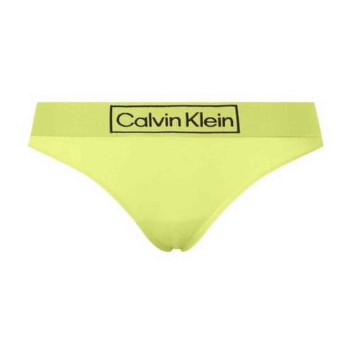 String - Jaune en coton  Calvin Klein Underwear  - Promotions strings et tangas