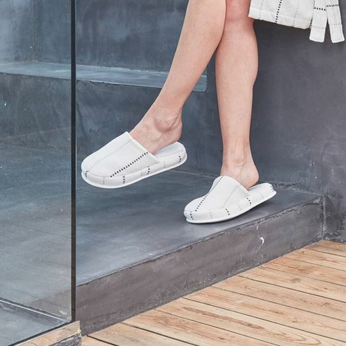 chaussons taille unique 36/40 COMFYPEIGN blanc en coton Becquet  