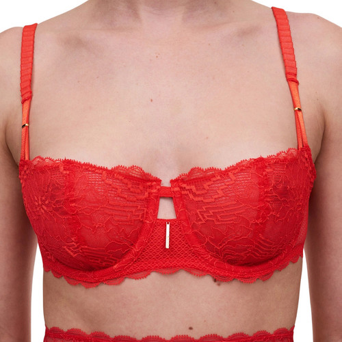 Soutien-gorge corbeille armatures - Rouge Chantelle  - 40 lingerie promo 30 a 40