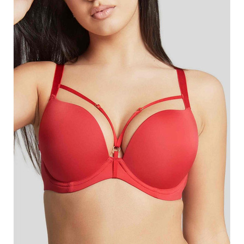 Soutien-gorge Plongeant Armatures - Rouge - Cleo by Panache - French Days