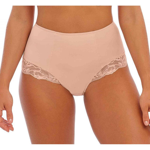 Culotte taille haute - Natural Beige Fantasie  - Lingerie grandes tailles culottes strings tangas shorties 44 a 46