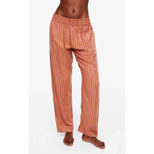 Bas de pyjama - Pantalon - Orange en viscose - Femilet - Noel homewear