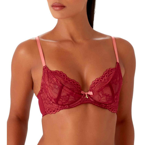 Soutien-gorge plongeant armatures - Rouge Gossard  - 40 lingerie promo 70 et plus