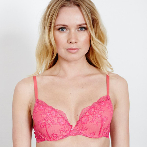 Soutien-Gorge Push-Up Rose Iconic  - Promotion lingerie sexy