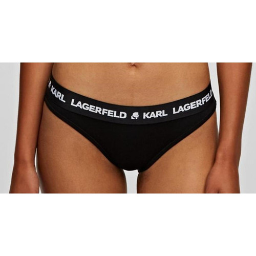 Culotte Logotypée Noire - Karl Lagerfeld - Karl Lagerfeld Lingerie