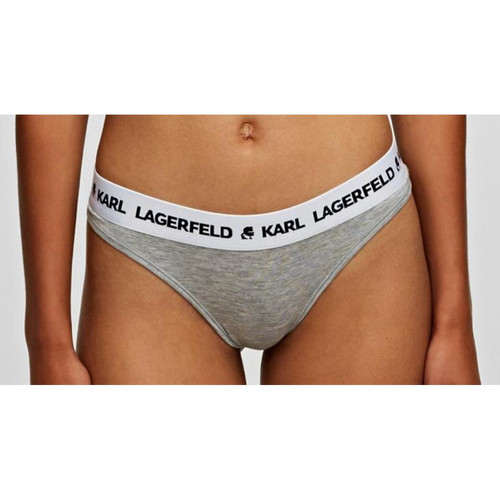 String logote - Gris Karl Lagerfeld  - 40 lingerie promo 60 a 70