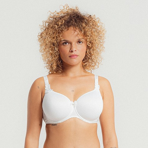 Soutien-gorge Coques Spacer Armatures blanc Louisa Bracq  - 40 lingerie promo 40 a 50