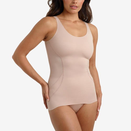 Top gainant - Nude en nylon Miraclesuit  - Lingerie invisible
