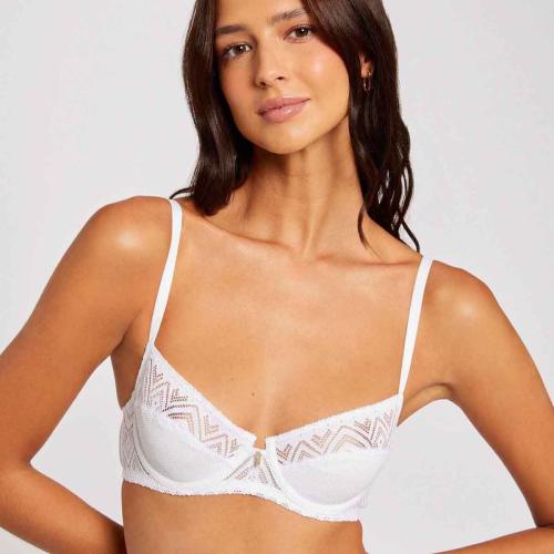 Soutien-gorge corbeille blanc Kim - Morgan Lingerie - Nouveautes lingerie