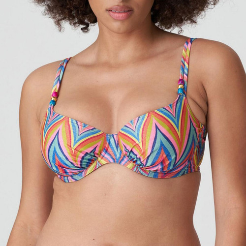 Haut de bikini emboîtant multicolore Prima Donna Maillot  - Maillots de bain armaturés