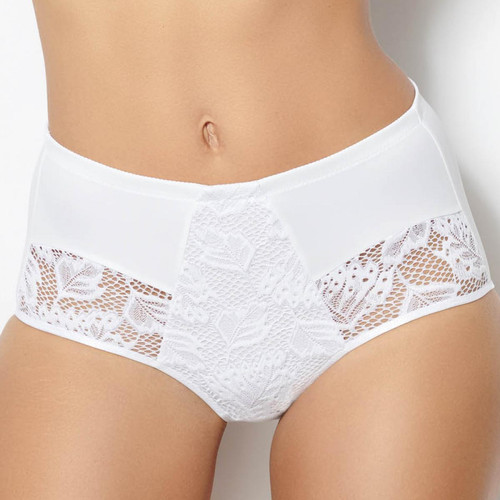 Culotte taille haute blanche Sans Complexe  - Sans complexe lingerie culottes gainantes panties