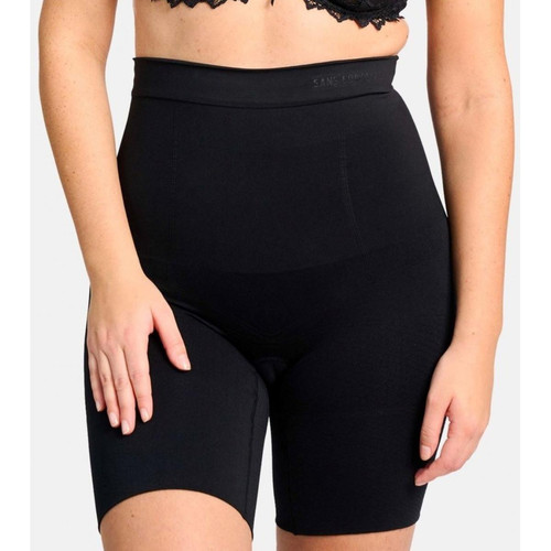 Panty Taille Haute Renfort Noir Sans Complexe  - Sans complexe lingerie culottes gainantes panties