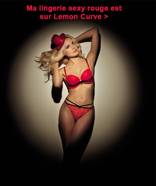 Lingerie rouge : lingerie-sexy-playboy