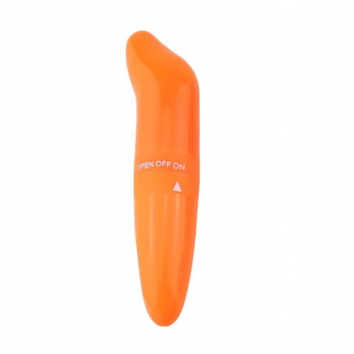 Mini-vibromasseur orange - Sexualite