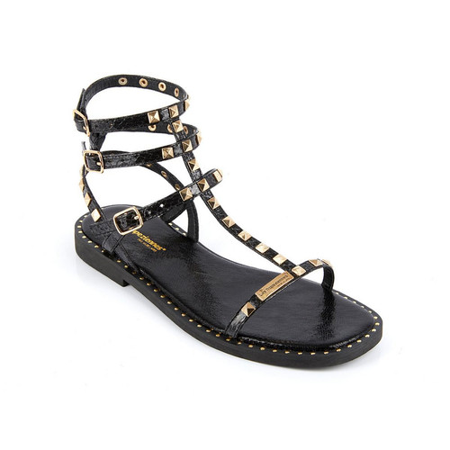 Sandale Femme Coralie Noir - Les Tropéziennes en cuir Les Tropéziennes par M.Belarbi  - Beachwear