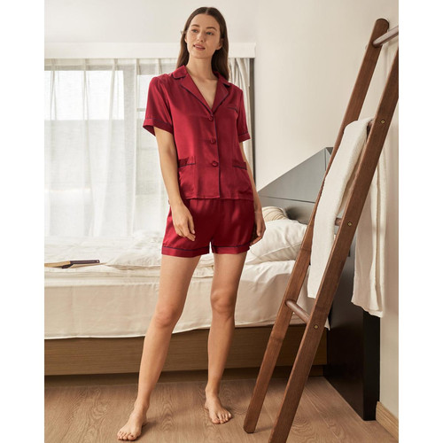Ensemble de Pyjamas en Soie  Femme rouge Lilysilk  - Nouveautés Homewear