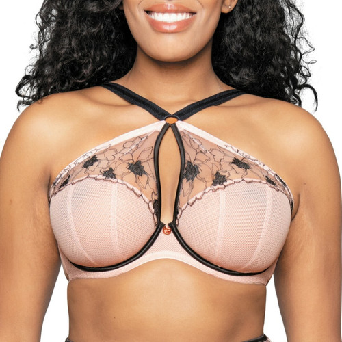 Soutien-gorge plongeant armatures rose - Scantilly - French Days