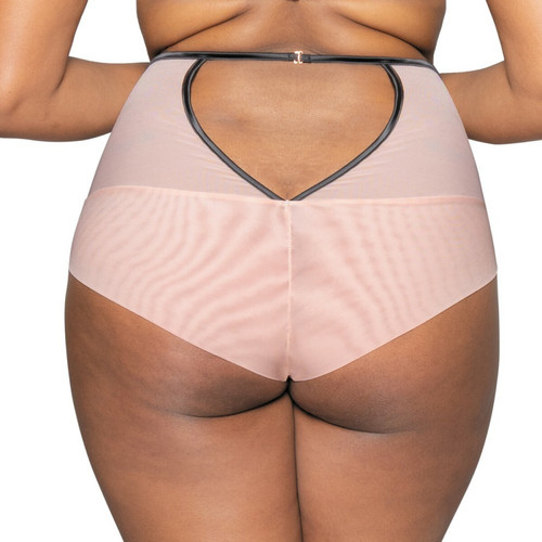 Culotte taille haute rose Heart Throb Scantilly