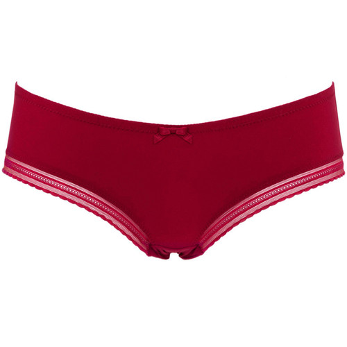 Shorty taille basse rouge