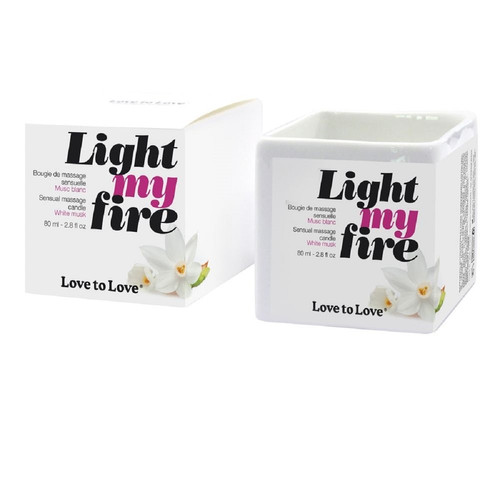 LIGHT MY FIRE - MUSC BLANC Love to Love  - Lingerie sexy noel