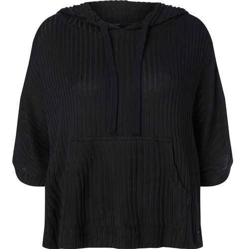Sweat à capuche noir Calvin Klein Underwear  - Lingerie nuit promotion