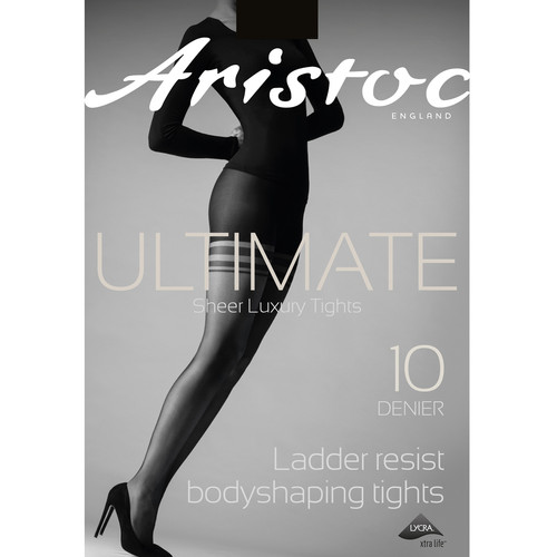 Collant amincissant 10D noir en nylon Aristoc  - Autres types de lingerie