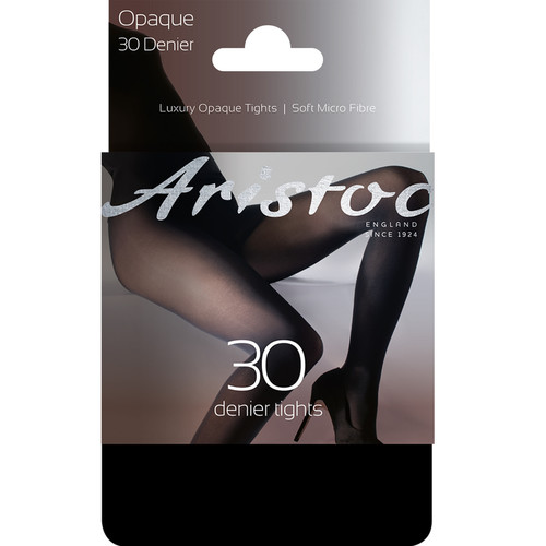 Collant opaque microfibre 30D noir Aristoc  - Lingerie