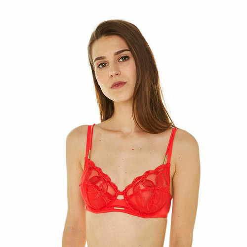 Soutien-gorge à armatures rouge Morgan Lingerie  - Morgan lingerie